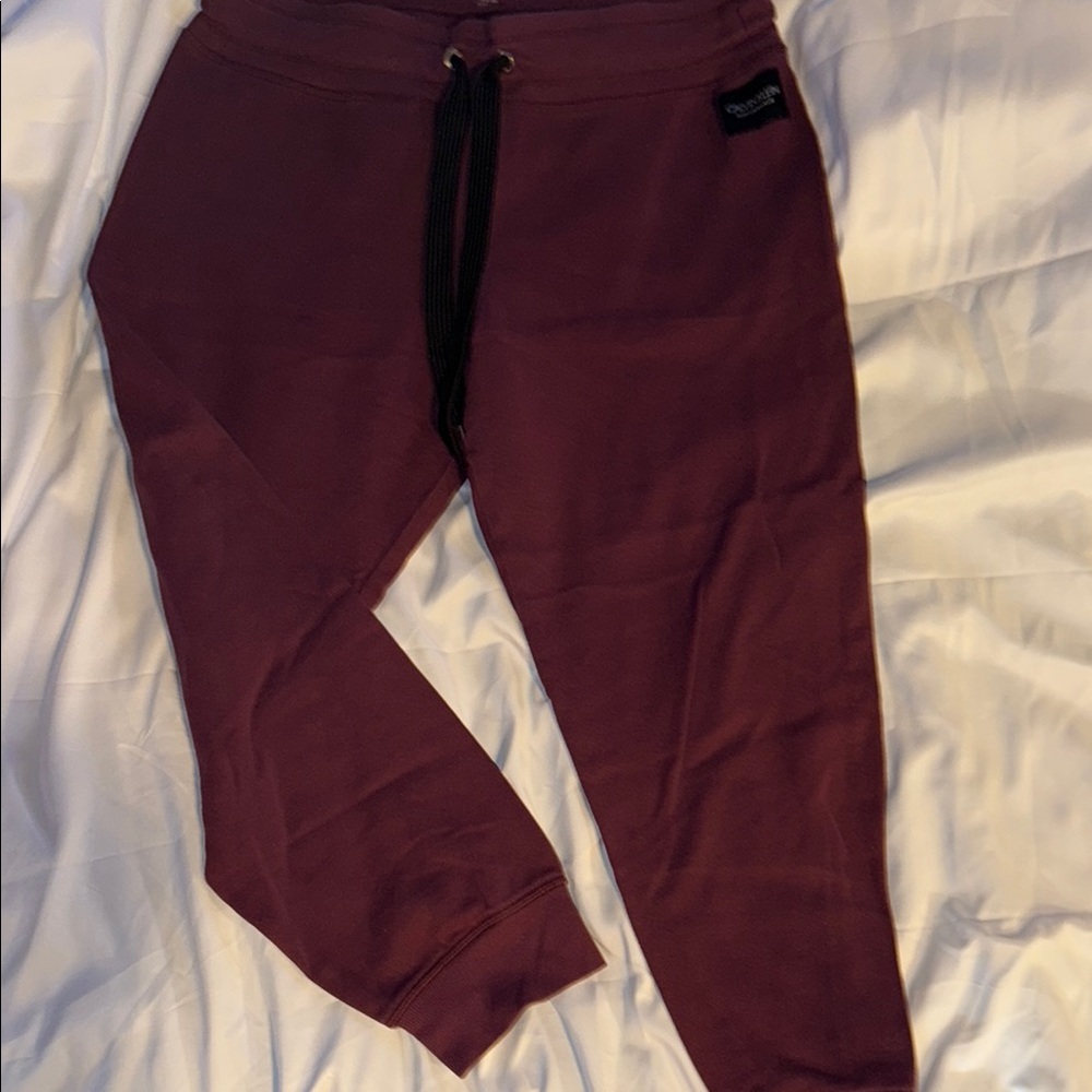 Kids Maroon Joggers